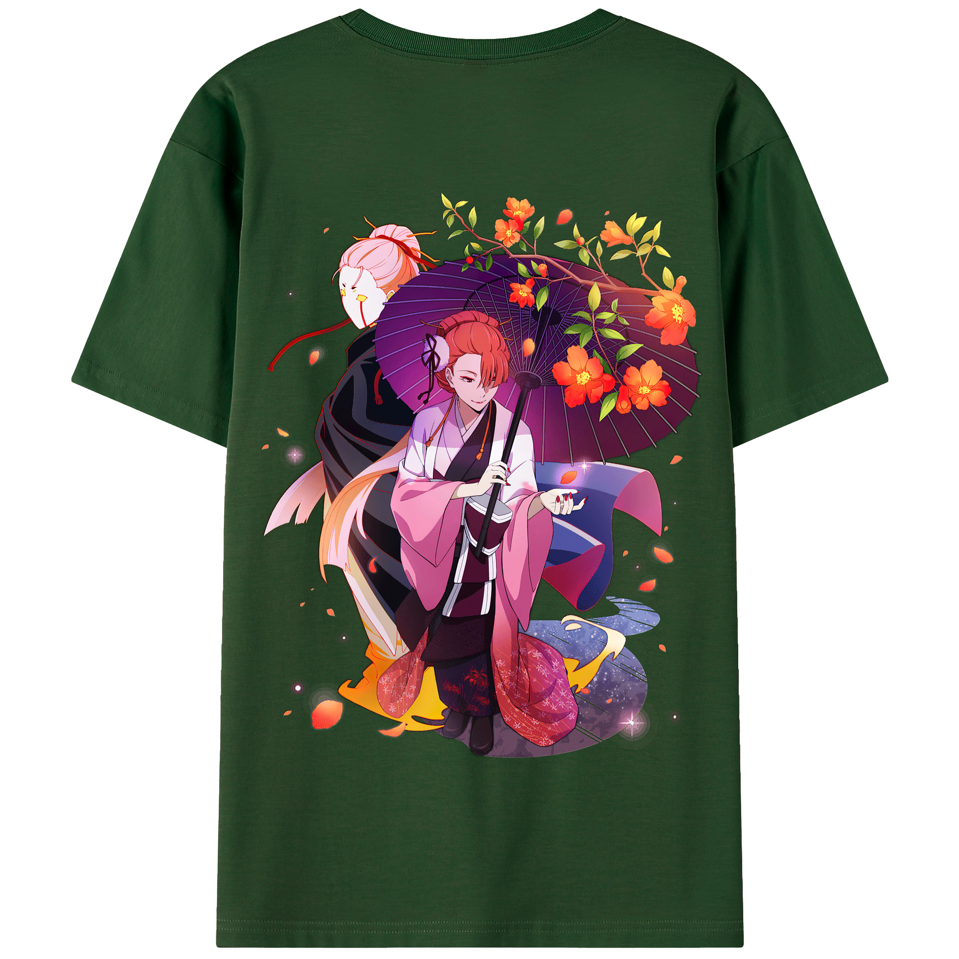 （画像用） 文豪ストレイドッグス Bungo Stray Dogs 綿100％半袖Tシャツ（背面プリント）